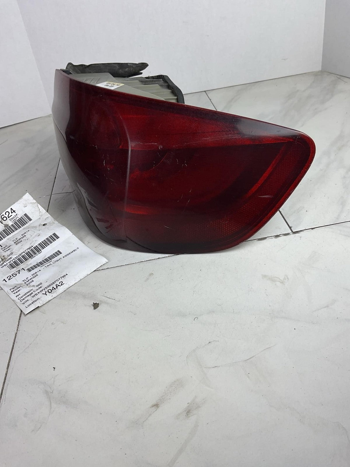 Tail Light Assembly BMW 328 SERIES Right 07 08 09 100